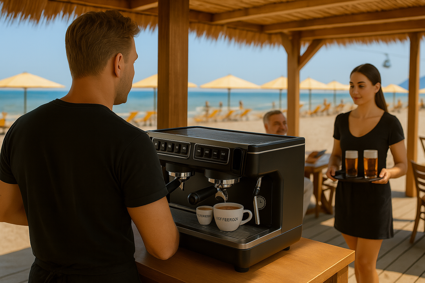 ALITA BLACK Macchina a Cialde + 2000 Caffè in Classe A
