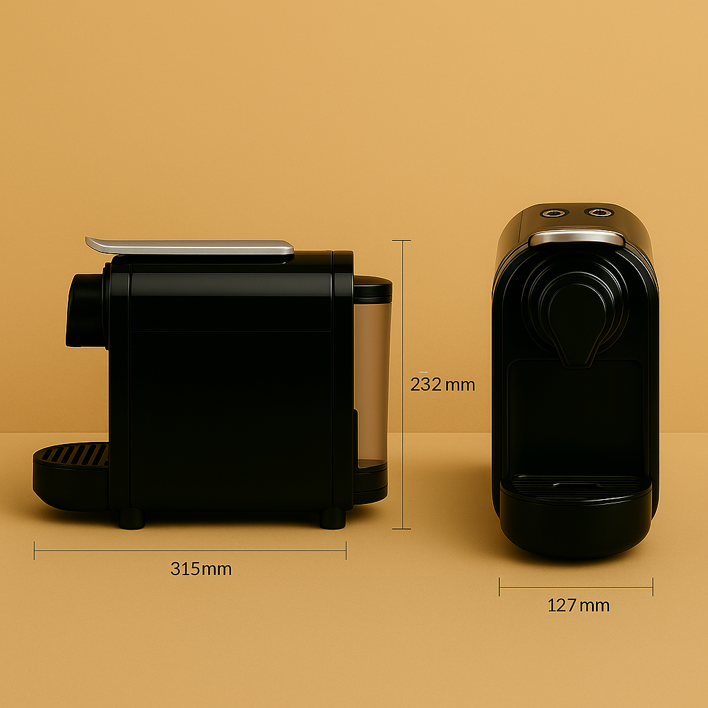 MADAM PACK: Macchina Espresso per Hotel a Capsule + 200 Caffè in Classe Tripla AAA