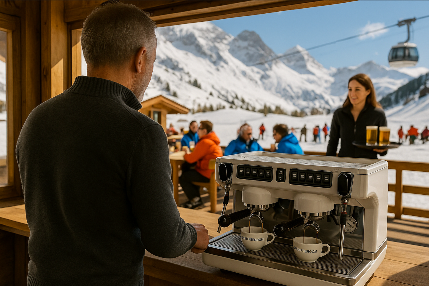 ALITA WHITE Macchina a Cialde + 2000 Caffè in Classe A