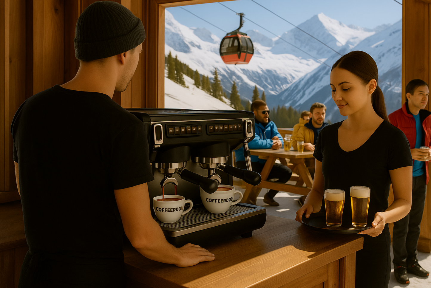 ALITA BLACK Macchina a Cialde + 2000 Caffè in Classe A