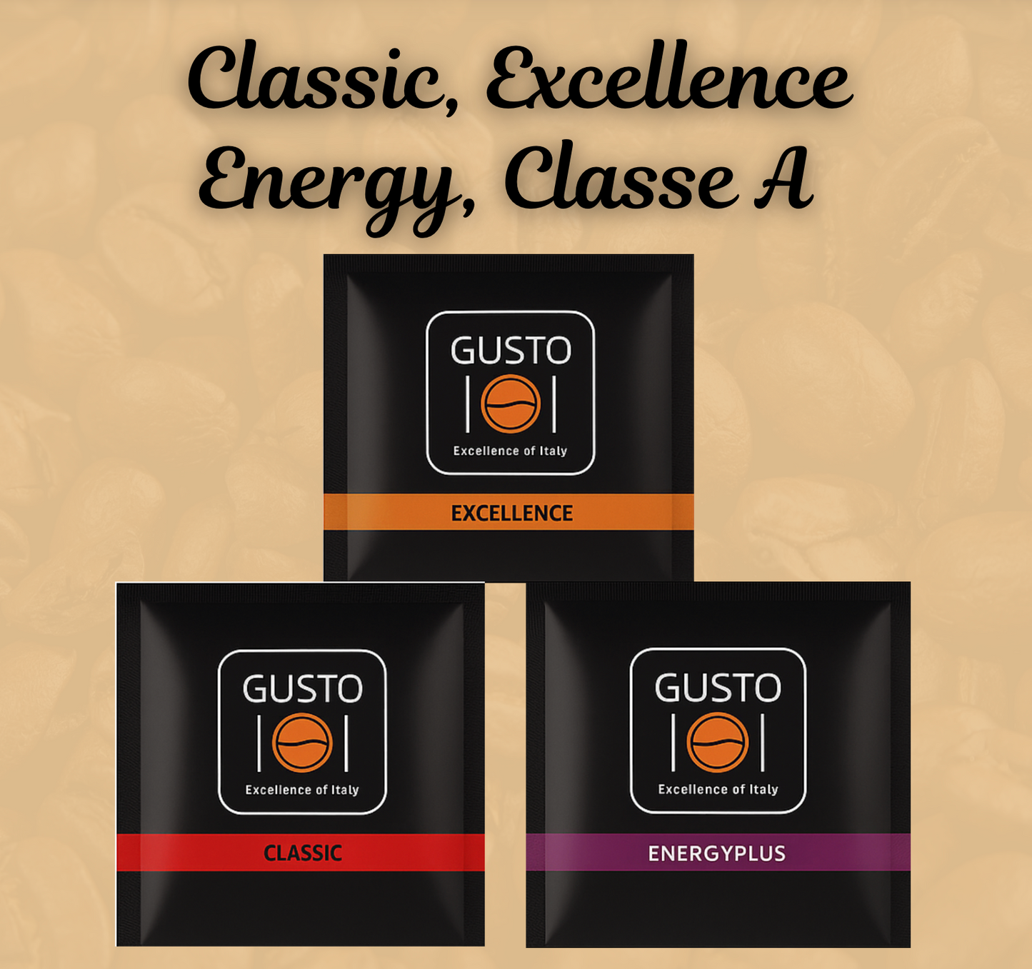 COFFEE PACK: 150 Caffè Classe A 50 Energy, 50 Classic, 50 Exellence