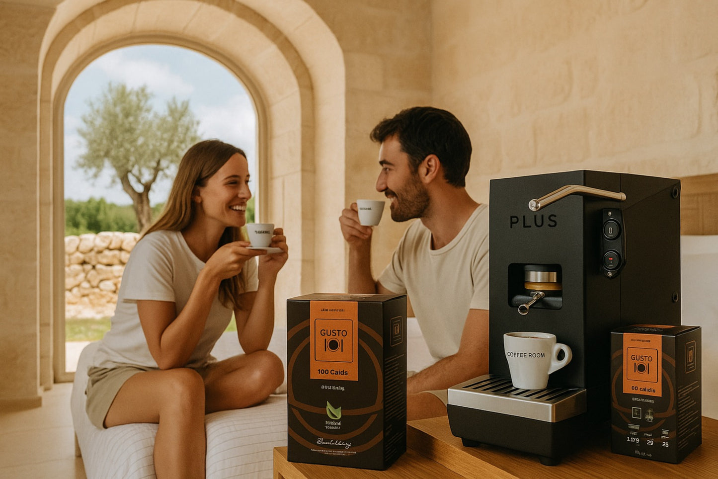 WALLYE PACK: Macchinetta + 300 Caffè Classe A